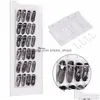 Storage Holders Racks 24 Pockets Shoes Behind Door Hanging Non Woven Bag Rack With Hooks Foldable Organizer Bags Dh0963 Drop Deliv Dhlvh