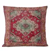 Cuscino Etnico Tappeto Persiano Cuscini Geometrico Rosso Blu Tribale Texture Bohemien Decorazione Domestica Divano Decorativo