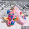 Gioielli Cartone animato Simpatico personaggio di animazione Portachiavi Zaino Auto Moda Portachiavi Accessori Viaggio Goccia da sogno Consegna Baby Kids Otyht