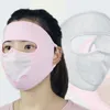 Motosiklet Kaskları 3D Güneş Koruyucu Maske Kadın Saç Yaz Koşu Bisiklet Bisiklet Nefes Alabilir Anti-Ultraviyole Asma Kulak UV Koruması Kadınlar için