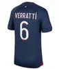 NOWOŚĆ 23 24 24 MBAPPE Hakimi Soccer Jerseys Paris N.Mendes M.Asensio Trzeci Maillots de Football 2023 2024 M.Asensio Messis Verratti 4th PSGS Men Men Kit Kit Kit Kit Kit Mindury