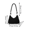 Evening Bags Candy Color Armpit Bag Gentle Pleated Underarm Elegant Fashion Tote All-match Shoulder Small Square Wallet