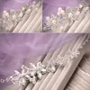 Hair Clips White Flower Headbands Super Fairy Pearl Rhinestone Hairbands Women Girls Bride Headdress Styling Wedding Jewelry Accessory