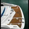 2011 Regal 2000 Cockpit Pad Boat Eva Foam faux teak däck golvmatta golv stödhäftande seadek gatorstep stil golv