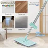 Mops Flat Mops Free Hand Washing Magic Cleaner Selfwring Mop Squeeze Household Automatic Dehydration Telescopic Tools For Home Z0601