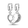 Für Pandora Charms authentische 925er Silberperlen New Smile Face Rabbit Life Tree Family Friends Anhänger Armband