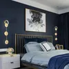 Vägglampor modern guld rund lyx LED -ljus för sovrummet sänglampa enkelt vardagsrum tv -bakgrund korridor trappa hem