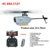 C127 Helicopter 720P Camera Drone 2.4G 4CH 6-Axis Gyro Altitude Hold Optical Flow Localization Flybarless RTF Sentry Helicopters