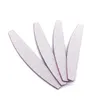 Инструменты 100/180 Grit Nail File 100pcs Файл ногтя Half/Moon Zebra File 100/180 УФ -светодиодный гель гвоздя