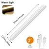 Night Lights LED Light Motion Sensor RechargeableLight Lamp For Kitchen Bedroom Rechargeable Cabinet Staircase Aisle