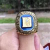 DUKE BLUE 2001 DEVILS NATIONAL Team Championship Ring mit Holzbox, Herren-Fan-Souvenir, Geschenk, Ganzes 2019, Drop 227I