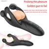 Masseur testiculaire masculin Machines de thérapie scrotale Pétrin Perineal Tapping Scrotum Sex Toys pour hommes Retard masculin Ejaculation Gay L230518