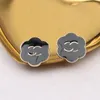 20 Gemengde Luxe Designer Merk Letter Stud Earring Voor Charme Vrouwen Letters Studs Gladde Mode Oorbellen Bruiloft Sieraden Hoge kwaliteit