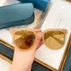 Lunettes de soleil Lunettes de soleil du même style du designer Liu Yifei, lunettes de soleil haut de gamme pour femmes, fauve, 2023 nouvelles lunettes de soleil, allez dans un endroit venteux, Xu Hongdou X5BH