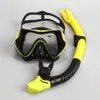 Dykmasker JSJM Professional Diving Mask uppblåsbar silikondykningsglasögon Uppblåsbar dykning dykning Vuxen Neutral dykutrustning 230531