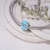 Для Pandora Charms Authentic 925 Серебряные бусины Новая мурано стеклянная морская черепаха свинга