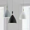 مصابيح قلادة Nordic Simple Hanging Lamp Modern Restaurant Bar الإبداعية متجر الملابس الصناعية Cafe Macaroon INS الإضاءة الثريا