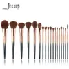 Borstar Jessup Borstes 18st Makeup Borstes Set Powder Foundation Precision Blush Angled Contour Pencil Eyeshadow Eyeliner Eyebrow