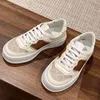 G Mujer diseñador lienzo G Zapatillas Vic Lujo Moda italiana Retro Hombre Entrelazado G zapatos deportivos estampado Cuero Low Top feminidad Zapatos casuales Cierre con cordones