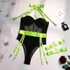 Kadınlar Mesh Sırtsız Bandaj Bodysuit Seksi Perspektif Çamaşırı Takım XXX Yetişkin Kadın Seks Tulum Erotik Sıkı Sıkıştırma Seti L230518