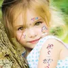 Tattoos 12 Pack Fake Tattoo Stickers Cartoon Temporary Tattoos Kids Arms DIY Body Art Cartoon Collection Mermaid Unicorn Animals