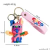 Gioielli Cartone animato Simpatico personaggio di animazione Portachiavi Zaino Auto Moda Portachiavi Accessori Viaggio Goccia da sogno Consegna Baby Kids Otyht