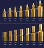 Gold Glass Essential Oil Bottles Vial Cosmetic Serum Packaging Lotion Pump Atomizer Spray Bottle Dropper Bottle Top 20/30ML/50ml