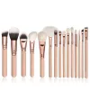 Marke hohe qualität Make-Up Pinsel 15PCSSet Pinsel Mit PU Tasche Professionelle Pinsel Für Pulver Foundation Erröten Lidschatten