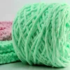 Yarn 160g/ball soft milk polyester blended cotton linen coarse hand knitted crochet hat scalp slider toy DIY coolP230601