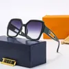 Luxus-Sonnenbrille, polarisiert, Designer-Damen- und Herren-Luxusschutz-Sonnenglas, Vollrahmen, Buchstabe V-Sonnenbrille, mehrere Farben, mit Box, Lila