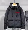 Mens Jackets Down Puffy Coats 윈드 브레이커 후드 폭격기 맨 탑 파크 재킷 아시아 사이즈 M-4XL