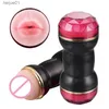 Realistic Vagina Anal Male Masturbator Oral Mouth Aircraft Cup Real Pussy Deep Throat Double Hole Masturbation Sex Toy for Men L230518