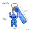 Schmuck Niedliche Animation Stich Schlüsselanhänger Verschiedenes Design PVC Schlüsselanhänger Zubehör Drop Lieferung Baby Kinder Mutterschaft Ot5Mt