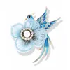 Pins Brooches New creative handmade women's embroidery pearl enamel phoenix bird cashmere clothing accessories wholesale G230529