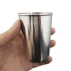 Tumblers 1pc 3070180320ml Paslanmaz Çelik Metal Bira Kupası Şarap Bardakları Mini Gözlük Taşınabilir İçecek Seti Mutfak Aksesuarları 230531