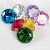 Decorative Objects Figurines 100mm Crystal Large Diamond Romantic Colors Big Glass Party Decoration Home Ornaments Christmas Gifts 230531