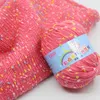 Fil 50g / pcs fil de cachemire en coton bébé de haute qualité utilisé pour le fil de laine peignée au crochet manuel tricot coloré et respectueux de l'environnement P230601