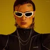 Occhiali da sole Designer Y2K Cat Eye Women For Men Trending Rivet Star Occhiali da sole Fashion Vintage Punk Shades UV400