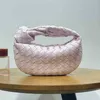 venetassbottegass vävt handväska handväskor kvinnor jodie designer kvinnors importerade fårskinn knuten hoppo läder handväska cy