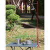 Camp Furniture Camping Lamp Bracket Double-Hook Rod Lantern Metal Fixing Stand