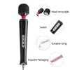 10 prędkości Magic Wand Massager Big Massage Stick Av Vibratory Seksowne wibrator łechtaczki dla kobiet wtyczka europejska