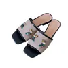 Zapatillas de cuero color diamante sandalias de diseñador de lujo zapatos de plataforma de moda para mujer zapatos de playa antideslizantes zapatos casuales transpirables al aire libre zapatos planos cómodos