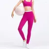 Calças ativas femininas leggings esportivas de seda macia para ioga, roupas esportivas elásticas, academia, exercício, cintura alta, push up, atléticas