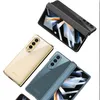 Роскошный магнитный шарнир прозрачного покрытия телефона Vogue Phone для Samsung Galaxy Folding Z Fold4 5G Прочная полная защитная мягкая бампер чистая мембрана