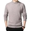 Men's Sweaters Autumn And Winter Sweater Men's Classic Casual Bottoming Red Half High Neck Pullover Men Loose Oversize