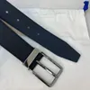 Fashion Leather Belts Gold Buckle Waist Strap Jeans Dress Waistband Leather Casual Dress Jeans Belts for Men with Box