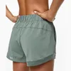 lulu shorts Align Lu Short de sport pour femme avec poches de yoga, pantalon de survêtement taille moyenne pour fille, pantalon court d'entraînement, pantalon de studio de danse, pantalon de yoga décontracté, mode d'entraînement