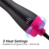 Curling Irons 3 In 1 Hair Dryer Brush One-step Volumizer Blow Dryer Brush Hair Straightener Curler Professional Air Brush Hair Styler Comb 230531