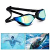 Gafas profesionales galvanoplastia transparente antivaho buceo resistente a los rayos UV para hombres adultos mujeres gafas de natación P230601