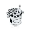 For pandora charms authentic 925 silver beads Whisk Egg Chicken Roll Beer Bead
